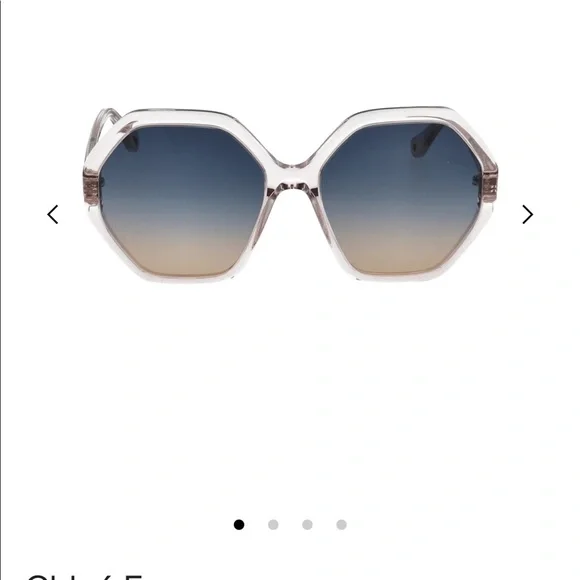 Chloe Esther Sunglasses Octagonal 58 Lens Chloe Esther Sunglasses Octagonal 58 Lens main image 4